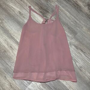 Flowy blush‎ color Sans Souci tank top size large